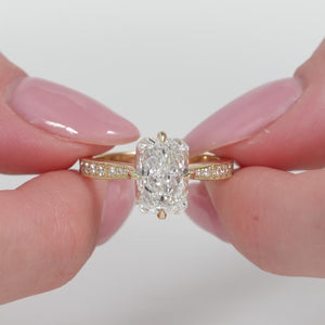 The Rebecca - Engagement Ring Made in Yellow Gold