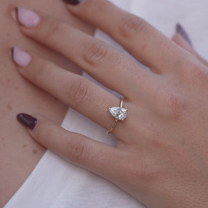 The Ellie - Engagement Ring Made in Yellow Gold