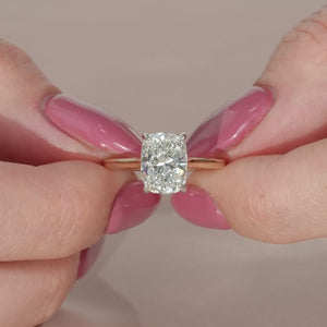 The Natalie - Engagement Ring Made in Yellow Gold
