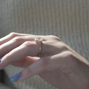 The Kristen - Engagement Ring Made in Rose Gold