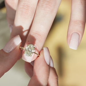 The Sarah - Engagement Ring Made in Yellow Gold