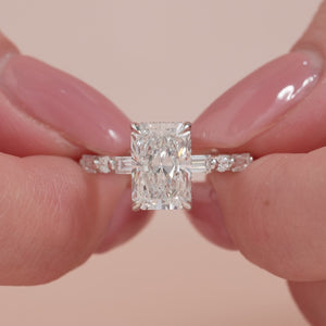 The Patricia - Engagement Ring Made in White Gold