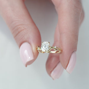 The Twig - Engagement Ring Made in Yellow Gold