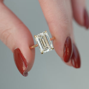 The Natalie - Engagement Ring Made in Yellow Gold