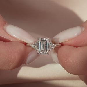 The Scarlett - Engagement Ring Made in White Gold
