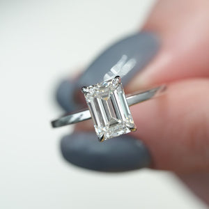 The Eleanor - Engagement Ring Made in White Gold