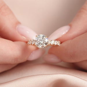 The Adelle - Engagement Ring Made in Yellow Gold