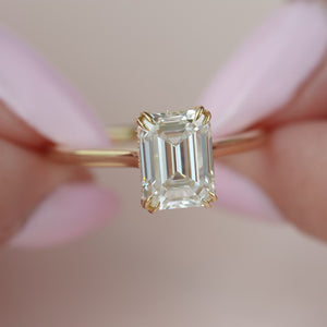 The Natalie - Engagement Ring Made in Yellow Gold