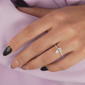 The Aline - Engagement Ring Made in Rose Gold