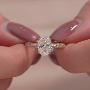 The Caroline - Engagement Ring Made in Rose Gold