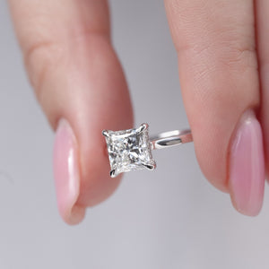 The Natalie - Engagement Ring Made in White Gold