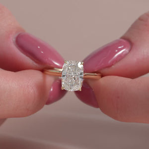 The Natalie - Engagement Ring Made in Yellow Gold