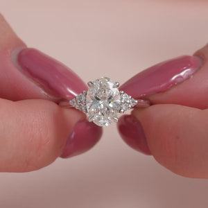 The Scarlett - Engagement Ring Made in White Gold