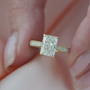 The Catherine - Engagement Ring Made in Yellow Gold