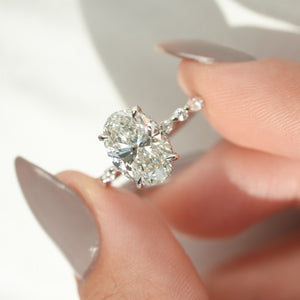 The Lindsey - Engagement Ring Made in White Gold