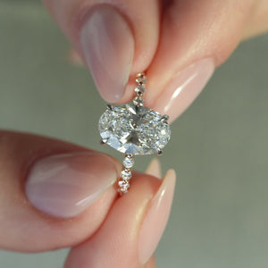 The Khloe - Engagement Ring Made in Rose Gold
