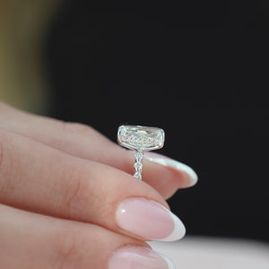 The Lindsey - Engagement Ring Made in White Gold
