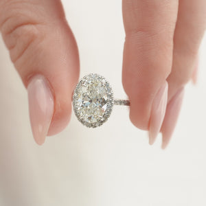 The Lenny - Engagement Ring Made in White Gold