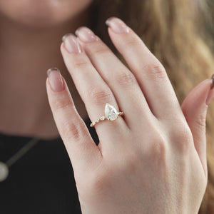 The Lindsey - Engagement Ring Made in Yellow Gold