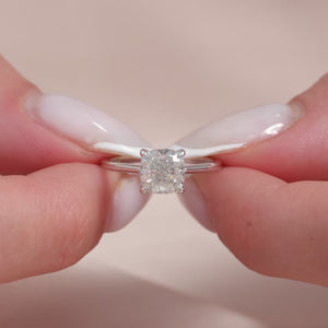 The Maia - Engagement Ring Made in White Gold