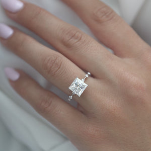 The Penelope - Engagement Ring Made in White Gold