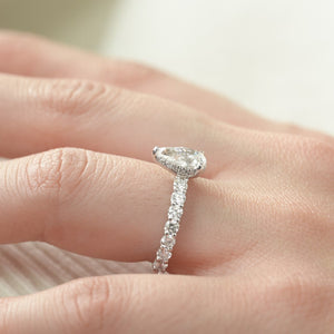 The Adelle - Engagement Ring Made in White Gold