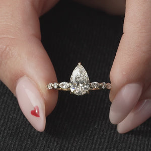 The Lindsey - Engagement Ring Made in Yellow Gold