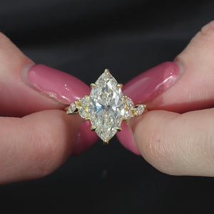 The Melissa - Engagement Ring Made in Yellow Gold