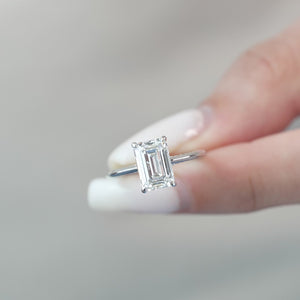 The Claire - Engagement Ring Made in White Gold