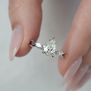 The Kelsey - Engagement Ring Made in White Gold