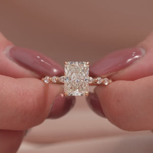 The Lindsey - Engagement Ring Made in Rose Gold