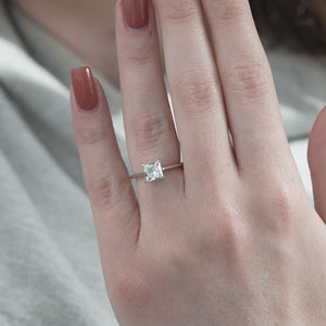 The Maia - Engagement Ring Made in White Gold