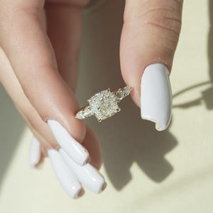 The Abigail - Engagement Ring Made in Yellow Gold