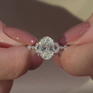 The Chelsea - Engagement Ring Made in White Gold