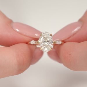 The Nicole - Engagement Ring Made in Yellow Gold