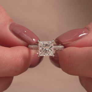 The Kayla - Engagement Ring Made in White Gold
