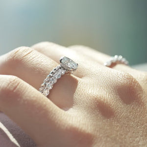 The Adelle - Engagement Ring Made in White Gold