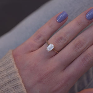 The Lexie - Engagement Ring Made in Yellow Gold