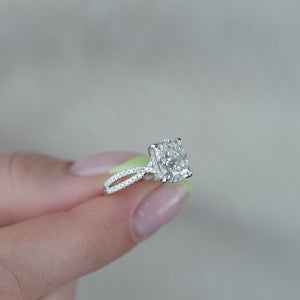 The Angelina - Engagement Ring Made in White Gold
