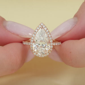 The Lenny - Engagement Ring Made in Rose Gold