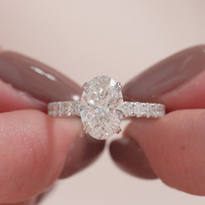 The Sofia - Engagement Ring Made in White Gold