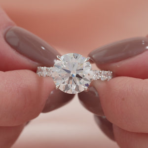 The Adelle - Engagement Ring Made in White Gold