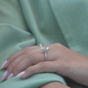 The Alison - Engagement Ring Made in White Gold