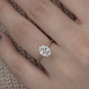 The Pave Petal Kamellie - Engagement Ring Made in Yellow Gold