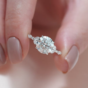 The Chelsea - Engagement Ring Made in White Gold