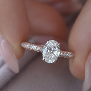 The Celine - Engagement Ring Made in Rose Gold