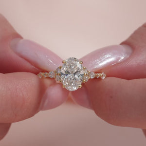 The Kristen - Engagement Ring Made in Yellow Gold